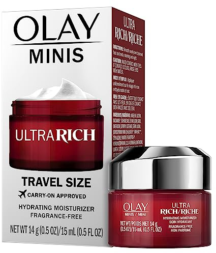 Olay Regenerist Ultra Rich Face Moisturizer, Fragrance-Free, Trial Size, 0.5 oz