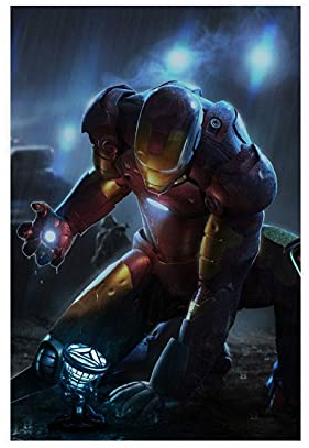 Iron Man Tony Stark Jr. Robert Downey Movie 67 Leinwand-Poster, Schlafzimmer, Dekoration, Sport, Landschaft, Büro, Raumdekoration, Geschenk, ohne Rahmen: 30 x 45 cm