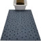 Drymate Original Cat Litter Mat, Contains Mess from Box for Cleaner Floors, Urine-Proof, Soft on Kitty Paws -Absorbent/Waterproof- Machine Washable, Durable (USA Made) (28”x36”)(GreyStripeBlackPaw)