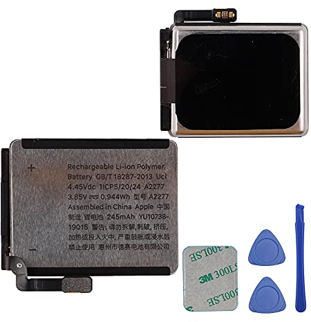 E-yiiviil Batterie de rechange A2277 compatible avec Watch Series 5 40 mm avec outils