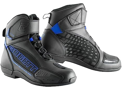 Bogotto GPX Motorradschuhe, schwarz/blau, 46