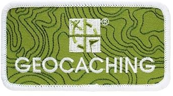 Geocaching Patch Klettverschluss für Molle Rucksäcke Klett Cap Aufnäher klein