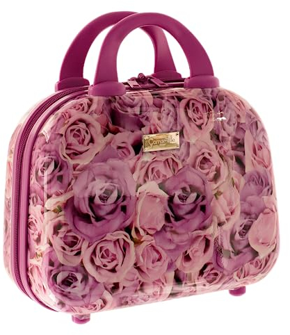 Camomilla Milano Vanity Case (10 lt.), Beauty Case da Viaggio, Materiale Rigido, Chiusura Zip, Colore Rose Fucsia