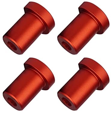 YWNYT Woodworking Bench Dogs, 4PCS Table Workbench Auxiliary Tool DIY Positioning Bench Fit for 19/20mm Dog Hole Planing Stop Bench Dogs Aluminum Alloy Workbench Table Accessories (Red,19mm)