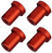 YWNYT Woodworking Bench Dogs, 4PCS Table Workbench Auxiliary Tool DIY Positioning Bench Fit for 19/20mm Dog Hole Planing Stop Bench Dogs Aluminum Alloy Workbench Table Accessories (Red,19mm)