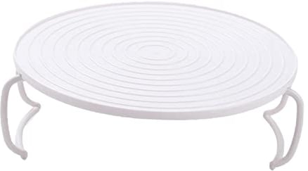 MagiDeal Round Steaming Rack Accessory Microwave Oven shelf Tray Bracket Supplies Holder Portable Heating Layered Stand Durable Multifunction