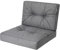 PillowPrim, Palettenkissen, Stulhkissen, Rattansessel, Outdoor, Auflage, Sitzkissen, Stuhlkissen, Rattanmöbel, Graphite, 70 x 70 cm