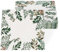 PARTY GO 50 Pieces Secret Garden Napkins Printed Napkins with Sage Greenery for Garden Party Birthday Baby Shower Decoration Supplies Girls Boys Kids, 6.5 x 6.5 Inches