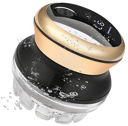 KEMEI Cortapelos para hombres, recortadora de pelo circular inalámbrica, kit de corte de pelo, pantalla LED recargable