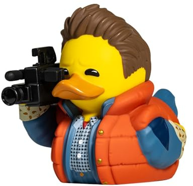TUBBZ Box-Ausgabe Marty McFly Sammler-Vinyl-Gummiente Figur - Offizielles Zurück in die Zukunft Merchandise - Fernsehen, Filme & Videospiele