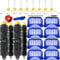 Pièces de rechange pour aspirateur robot iRobot Roomba 600 Series 675 692 694 690 680 660 651 650 614 610 500 Series 595 585 564 552, 8 brosses latérales, 2 brosses à rouleaux principales, 6 filtres,