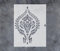 GSS Designs - Pochoirs muraux damassés pour peinture - 30,5 x 40,6 cm - Grand pochoir floral damassé pour murs, meubles, tissus, bois, sols - Pochoir mural à motif damassé