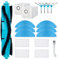 Kit di accessori per Cecotec Conga 8290 Power Ultra Home Genesis／7490 Immortal X-Treme robot aspirapolvere, 1 spazzola rullo, 4 filtri, 6 tamponi pulizia, 4 spazzole laterali, 2 sacchetti polvere