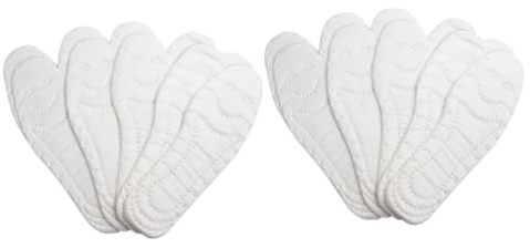 minkissy 10 Paar Baumwoll-Einlegesohlen für Männer heizlùfter eisend schweißabsorbierende Schuheinlagen -Einlegesohlen Schuhe Einlegesohle atmungsaktive Einlegesohlen aus Baumwolle