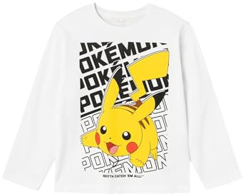 NAME IT Boy Oberteil mit Langen Ärmeln Pokémon