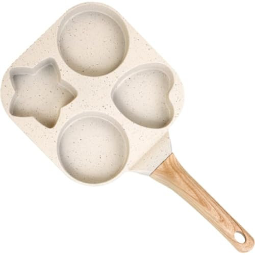 Lpitoy Eier Bratpfanne 4 Löcher Ei Kleine Bratpfanne Herz Sternförmige Bratpfanne Steak Burger Topf Gemüse Bratpfanne Zum Frühstück