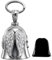 HEYOMI Guardian Bell, Schutzengel Motorrad Glöckchen, Guardian Biker Bell, Motorradglocke, Motorrad Schlüsselanhänger, Glücksbringer Schlüsselanhänger, Motorcycle Frieden Schutzglocke Engel