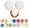 IMIKEYA Ensemble De 60 Billes De Verre De Couleurs Mélangées pour Jeux De Marbre Classiques, Billes De Verre Vibrantes, De pour Jeux De Marbre, Perles De