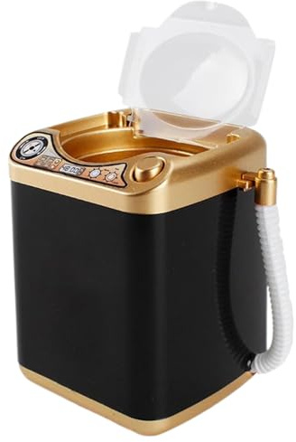 Máquina de limpiador de esponja de maquillaje 4 x 3 x 3 mini limpiador de licuadora de belleza de licuadora de belleza automática de lindo maquillaje para esponja de, hojaldre