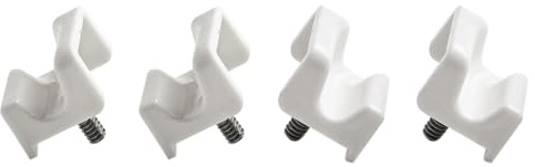 FACAIIO Rahmenhalter für Sub-Zero Kühlschrankmodelle 611/650/BI-30U/BI-36U Serie, ersetzt 7009399 3422341 3422342, 4 Stück (weiß)