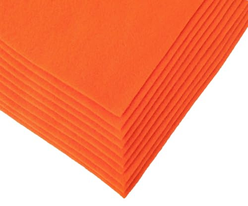 maDDma Bastelfilz Bögen 10er-Pack Flex Filz DIN A4, Stärke 1,5-2mm, Filzplatte, 50 Farben