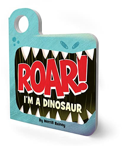Roar! I’m a Dinosaur: An Interactive Mask Board Book with Eyeholes – A Rhyming Children's Story of T-Rex and Prehistoric Friends (Peek-and-Play, 1)