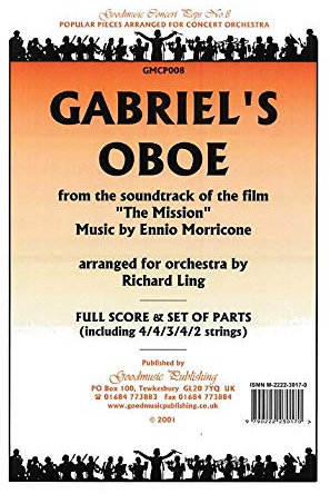Gabriel's Oboe arranged by Ling: Score and parts for orchestra