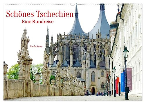 Schönes Tschechien - Eine Rundreise (Wandkalender 2026 DIN A2 quer), CALVENDO Monatskalender: Kleine und mittelgroße Städte in Böhmen und Mähren ... wunderschönen Kalenders (CALVENDO Orte)