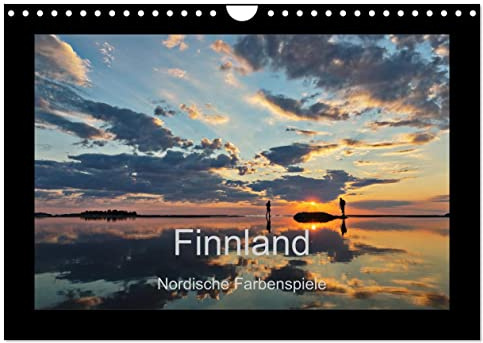 Finnland - Nordische Farbenspiele (Wandkalender 2026 DIN A4 quer), CALVENDO Monatskalender: Momente der Ruhe (CALVENDO Orte)