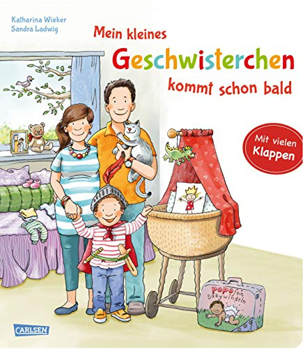 Mein kleines Geschwisterchen kommt schon bald: Ein gefühlvolles Pappbilderbuch über Geschwister und Familienzuwachs ab 3 Jahren
