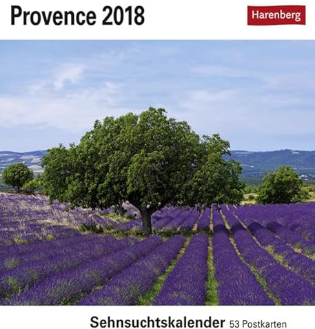 Provence - Kalender 2018: Sehnsuchtskalender, 53 Postkarten