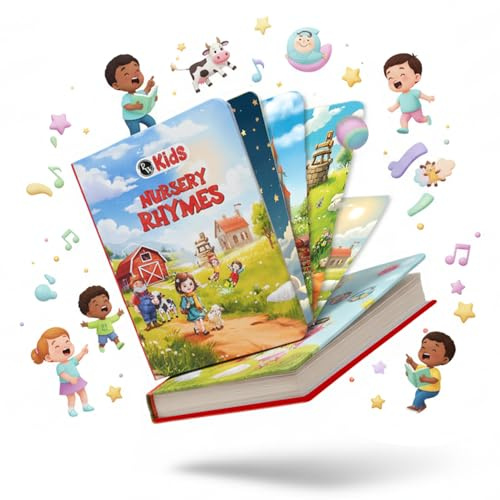 Kids' First Nursery Rhymes Padded Board Book l Colorful Illustrated Nursery Rhymes for Kids [Board book] PW