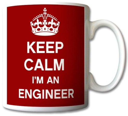 Keep Calm I'm An Engineer Mug Cup Gift Retro