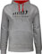 Shirtracer Pullover Herren Frauen Hoodie Kontrast zweifarbig - Entwicklung und Outfit - Handball Evolution Sprungwurf - L - Grau meliert/Rot - Handballer Geschenk halbball em wm sprüche Fan 2022 Fans