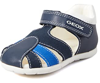Geox Bébé Garçon B Elthan Boy C Premiers Pas, Navy/Royal, 21 EU