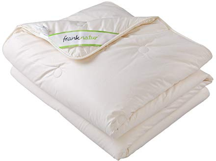 franknatur Lyocell Bettdecke 200x220 Tencel Winterdecke mit Bio Baumwolle | warme Winterbettdecke, Bezug Bio-Baumwolle, atmungsaktiv, temperaturausgleichend, waschbar, Oeko-TEX