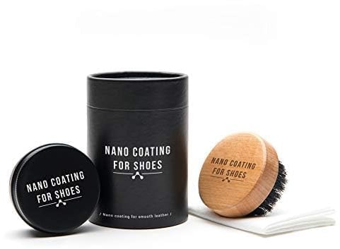 Nanotekas Hydrophobic NANO Leather Shoe Care Kit – Professional Shoe Shine Wax Formula & Leather Conditioner Care Advanced Stain and Water Repellent for Shoes - Created for long-lasting performance