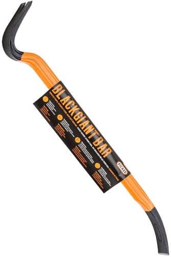 PICARD BlackGiant Bar Nageleisen Nr. 46Z 1,8kg | 610mm Länge | 90° Hebelkraft Design | Rutschfest | Für Dachdecker Maurer Schlosser | Biegefest & Langlebig | Made in Germany seit 1857
