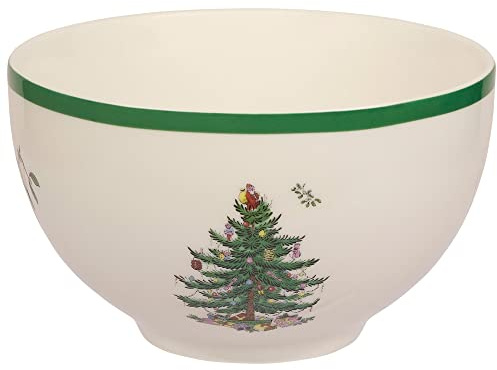 Spode - Weihnachtsbaum-Kollektion - Reisschale - Maße: 15,2 cm - spülmaschinenfest Mikrowellen- und Gefrierschrank geeignet