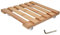 Ruspela Supporto per Piante Supporto per Base a Rullo per Piante Quadrato con Ruota sterzante Rimovibile a 360° per Vaso di Fiori 25x25 cm S