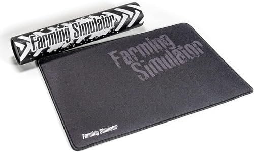 Farming Simulator Landwirtschaftssimulator Mauspad (Größe 30x40 cm, Rutschfester Boden aus Kautschuk, Oberseite mit Stoff