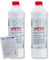 DEWEPRO-Set: SANIT RohrReiniger flüssig (3063) - 2 Flaschen à 1000ml - Hochwirksamer Rohrreiniger auf flüssiger Basis, inkl. 1 St. DEWEPRO® Single Scrubs