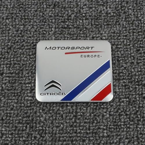 abrupt Logo Auto Emblem für Citroen C1 C2 C3 C4 C4L C5 C5X C6 DS3 DS4 DS LS DS6 Sega Elysee DS5, Abzeichen Logo Buchstaben Wort Emblem Aufkleber, Zeichen Emblem Logo Abzeichen Sticker Abziehbilder