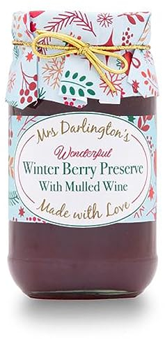 Mrs Darlington's Winter Berry Preserve with Mulled Wine 340g