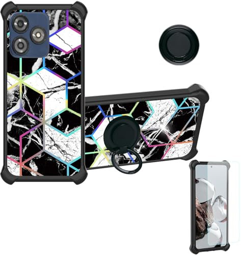 BRONDI Amico S+ Custodia Comaptibile con BRONDI Amico Smartphone S+ Plus Case Custodia [ con 9H HD Vetro Temperato] Cover Supporto PC + Silicone IMDH-HS