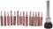 Eighosee 15PCS Pure Copper Solder Iron tip 900M tip for Soldering rework Station for 936, 937, 938, 969, 8586, 852D