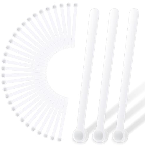 30 Stück Dosierlöffel Mini Löffel Messlöffel Gramm Teelöffel Messlöffel Winzige Messlöffel Mikro Dosierlöffel Messlöffel Kunststoff Messwerkzeuge Zubehör Für Mica Pulver Kosmetik Medizin Laborkosmetik