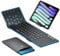 ProtoArc XK01 TP Bluetooth Tastatur Faltbare mit Touchpad - QWERTZ Deutsch mit Trackpad, iPad Tastatur für iOS, Android, Windows Laptop PC Tablet - Blau