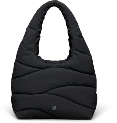 GOT BAG Shoulder Bag Wavy Puffer | Handtasche recycelte Nylon | Stylische Puffy Tasche