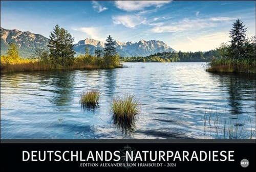 Deutschlands Naturparadiese Kalender 2024. Großer Foto-Wandkalender XL. Landschaften-Kalender 2024 mit atemberaubenden Fotos. 58x39 cm Querformat. (Edition Alexander von Humboldt Kalender)